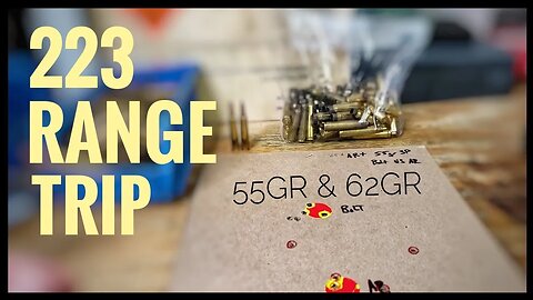 223 Range Trip - Testing 55gr SP & 62gr FMJ - 16" 1/7 AR VS. 20" 1/9 Bolt Action