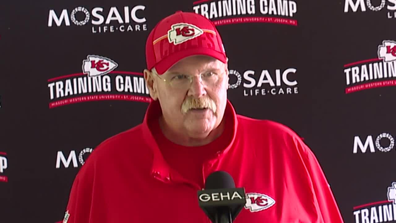 Andy Reid: Eager to see Chiefs' WRS in game action