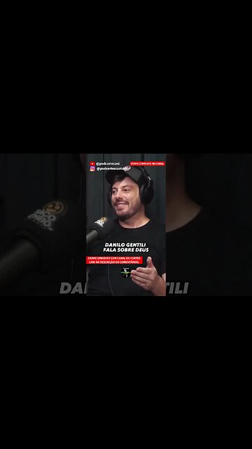 DANILO GENTILI FALA DE DEUS #shorts #danilogentili #danilogentilli #deus #deusnocomando