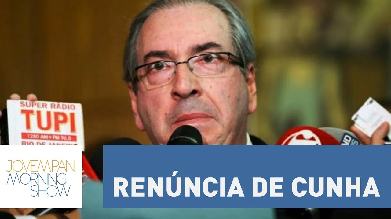 Bancada do Morning Show abre discussão sobre a renúncia de Eduardo Cunha