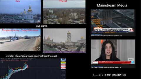 Freedom Convoy | Ukraine War | Fake News Media | Russia | Live Cams - Restream the Reset