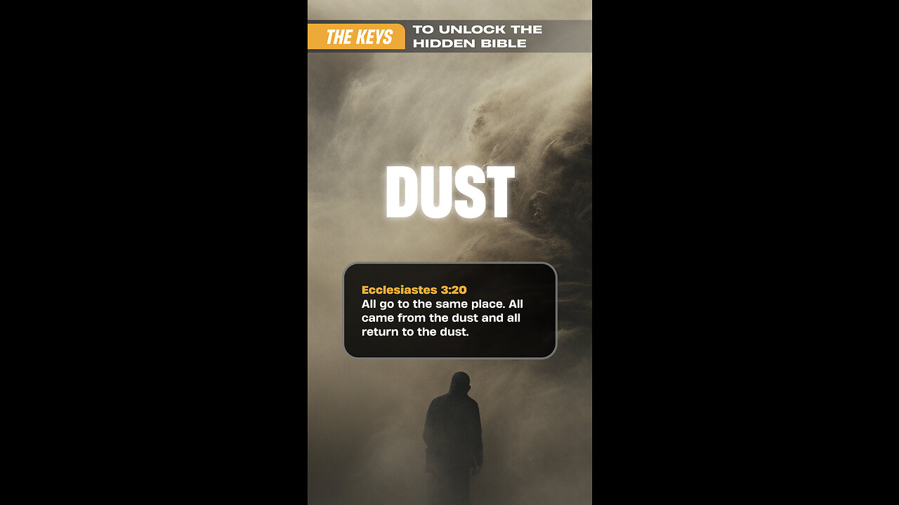 What is Dust in the Bible