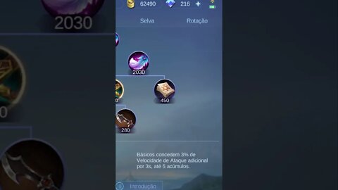 ESSE É O NOVO ITEM DO MOBILE LEGENDS