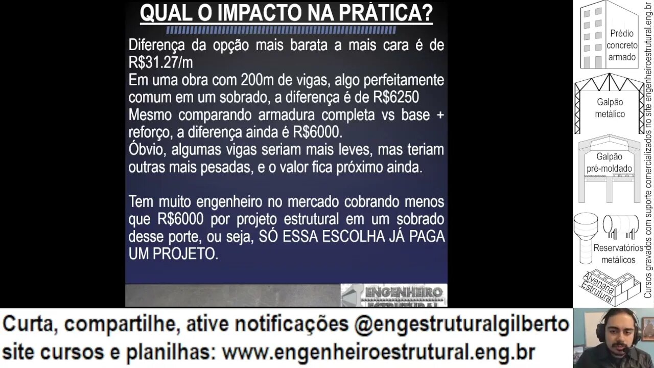 Otimização 3 métodos de armar vigas #engestrutural