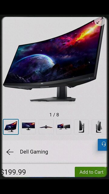 Dell 34 Curved Gaming Monitor – S3422DWG
