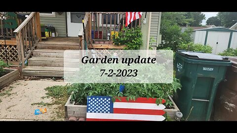 Garden update with Tom 7-2-2023