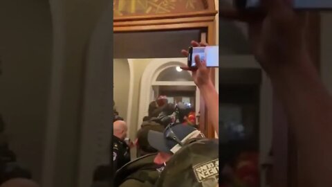 New Footage Of #MAGA Supporters Outside The Senate Chambers #uscapitol #shorts #january6th