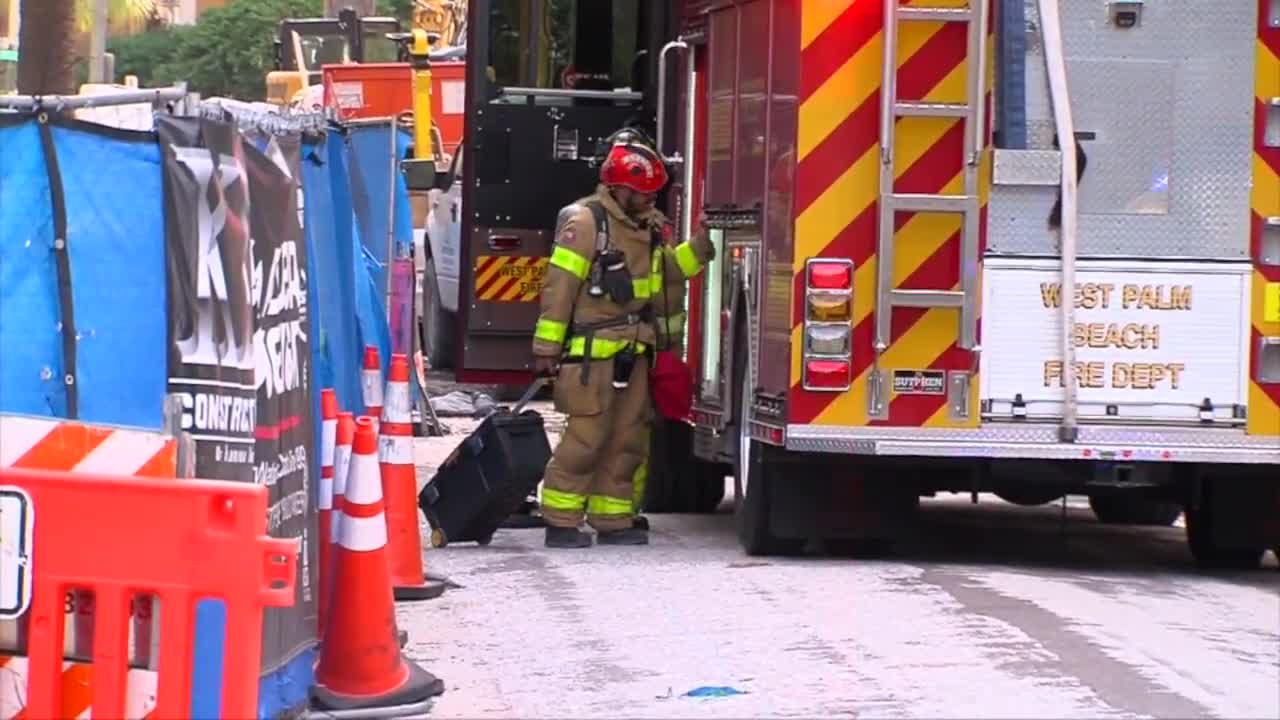 GROUND VIDEO: Gas leak at Palm Beach Atlantic University in West Palm Beach