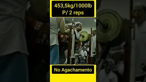 453,5kg para 2 reps no Agachamento de KIRK KARWOSKI