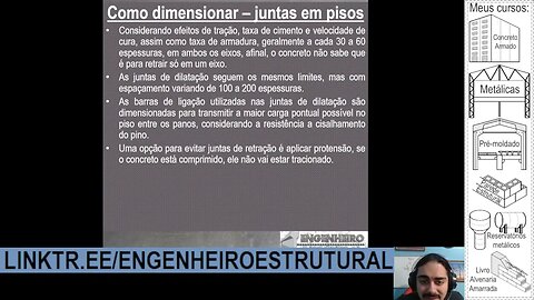 Como dimensionar junta de dilatação - Eng. Estrutural