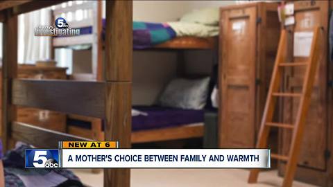 Akron shelter policies separates a homeless mother from her 13-year-old son