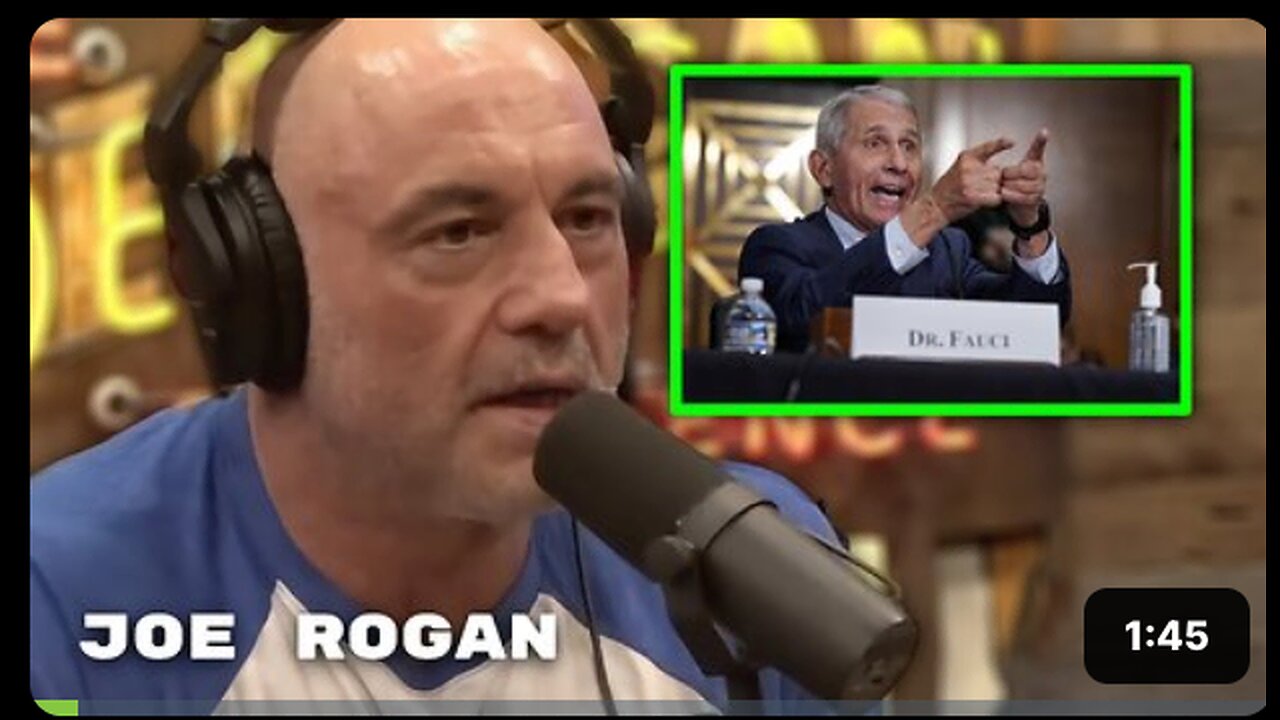 Rogan: 'Fauci Got Away with Lying About Gain of Function Research'