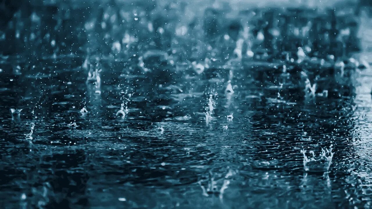 🔴 Relax More with Relaxing Rain and Thunder Sounds. Dark Screen Rainfall, Deep Sleep Rain Sounds