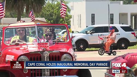 Cape Coral hosts inaugural Memorial Day Parade