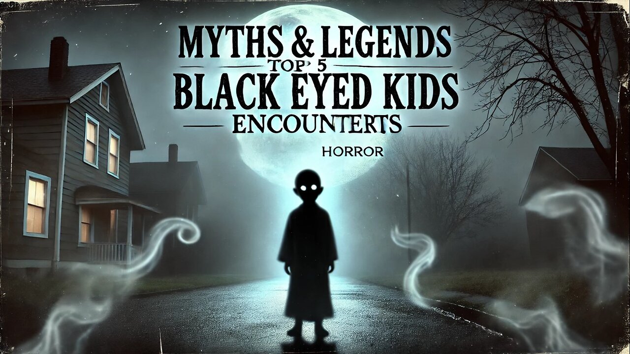 Myths & Legends: Top 5 Black Eyed Kids Encounters 👻👀🖤#BlackEyedKids #Supernatural #Paranormal