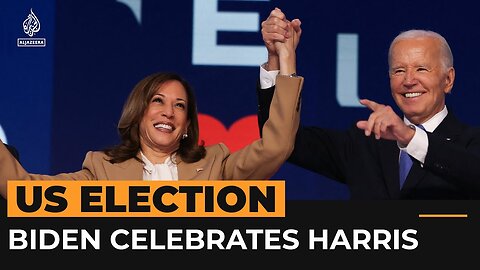 Biden asks voters to 'preserve democracy' by backing Harris | Al Jazeera Newsfeed