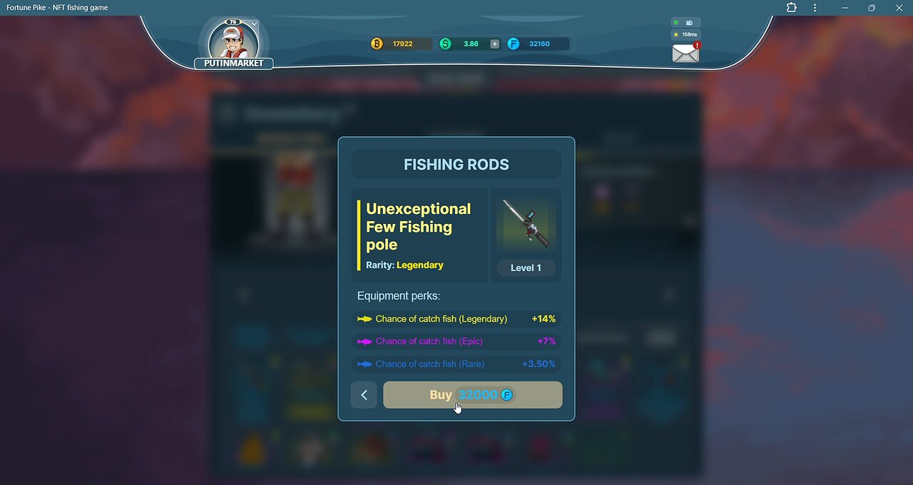 CRYPTO GAMES: FORTUNE PIKE, #NFT FISHING GAME 141 #CryptoGames #FortunePike #PlayToEarn #FreeToPlay