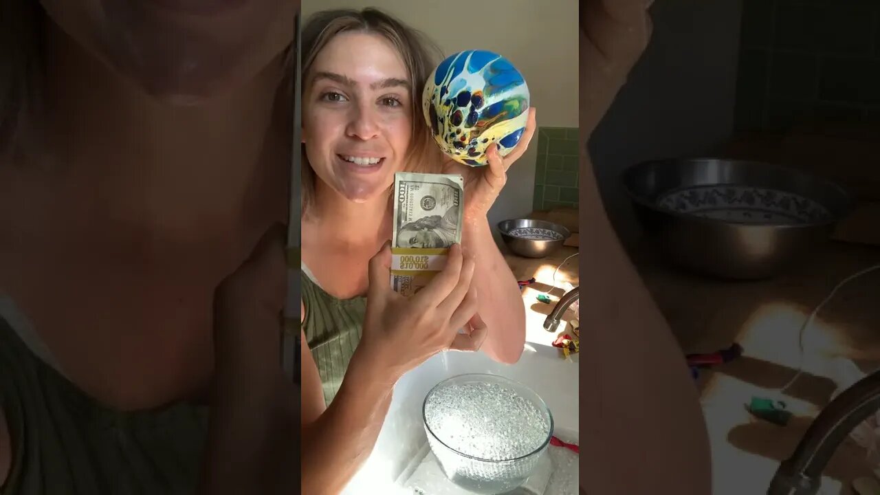 She did THAT with $100 BILL!!!