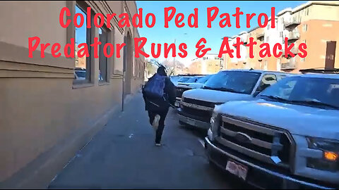 Colorado Ped Patrol Predator Runs & Attacks Tommy Questioned & Released by Police