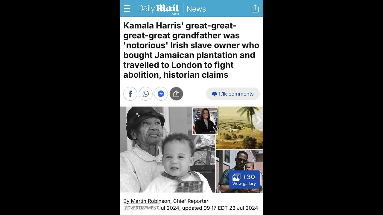 TOP 50 REASONS BLACKS SHOULD VOTE REPUBLICAN (#39) KAMALA’S FAMILY OWNED SLAVES TRUMP’S DID NOT