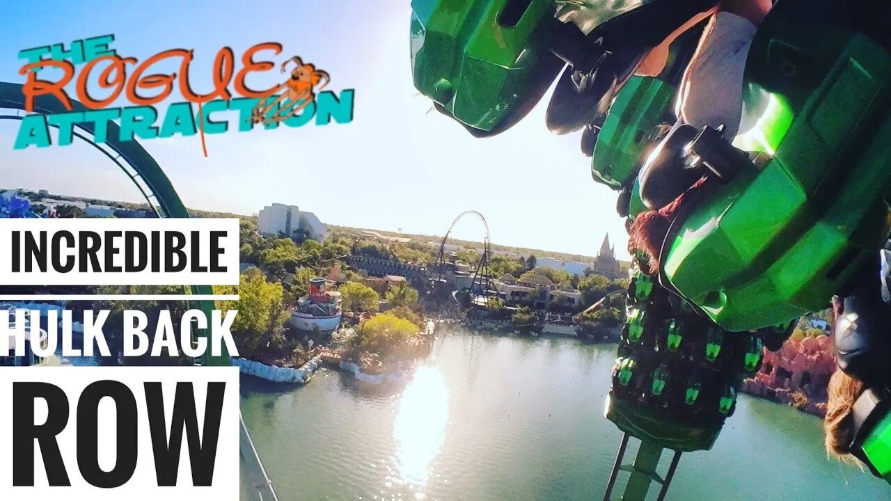 Universal Studios Islands Of Adventure | Back Row On The Incredible Hulk