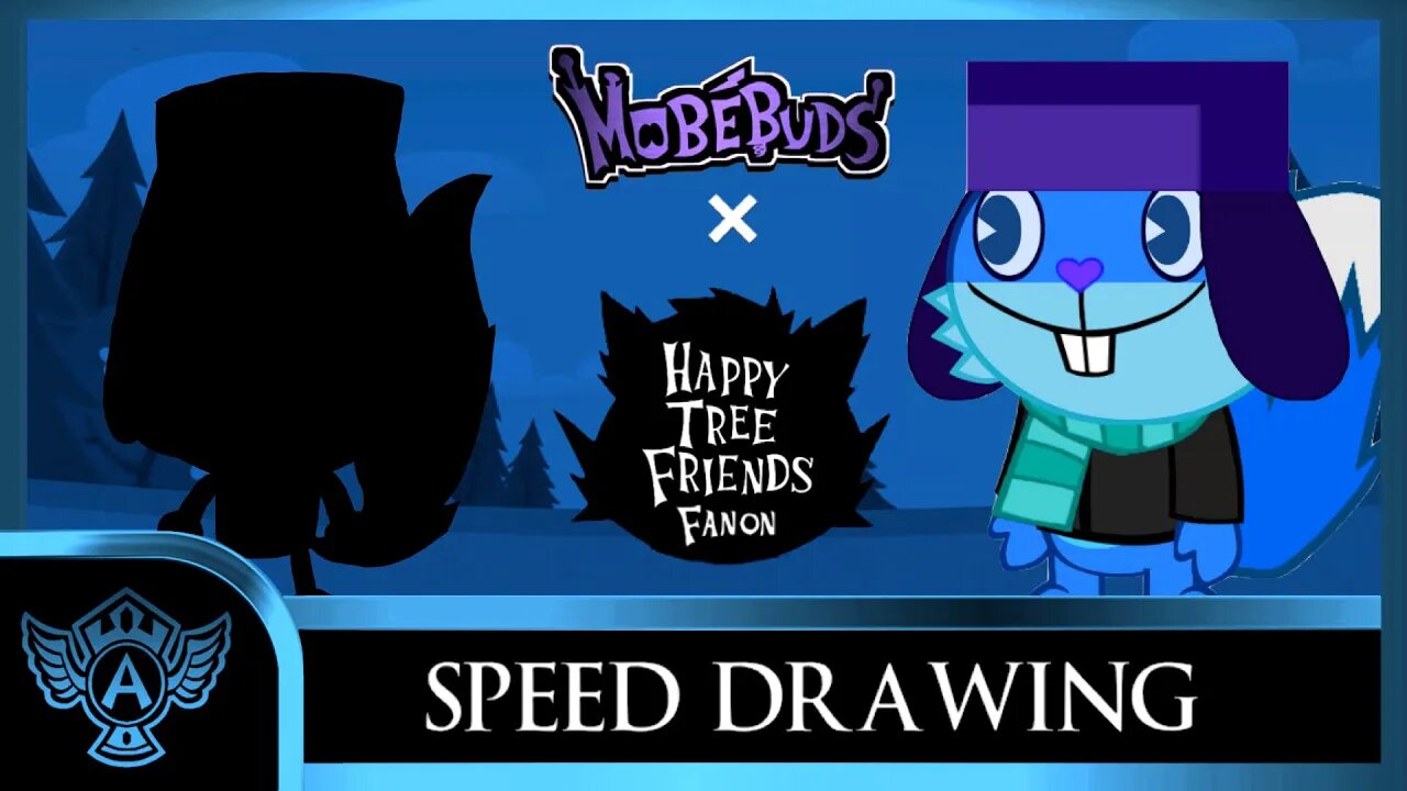 Speed Drawing: Happy Tree Friends Fanon - Frost | Mobebuds Style