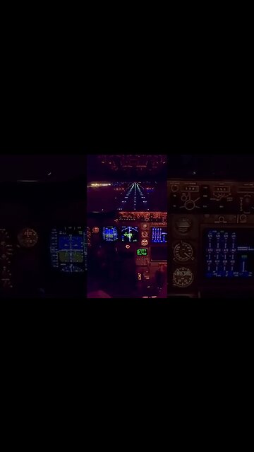 Night Landing Boeing 747