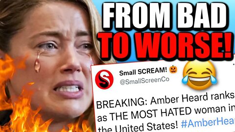 Things Just Got WORSE For Amber Heard!