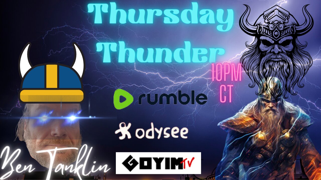 Ben Tanklin After Dark- Thursday Thunder EthnoEnergy Stream