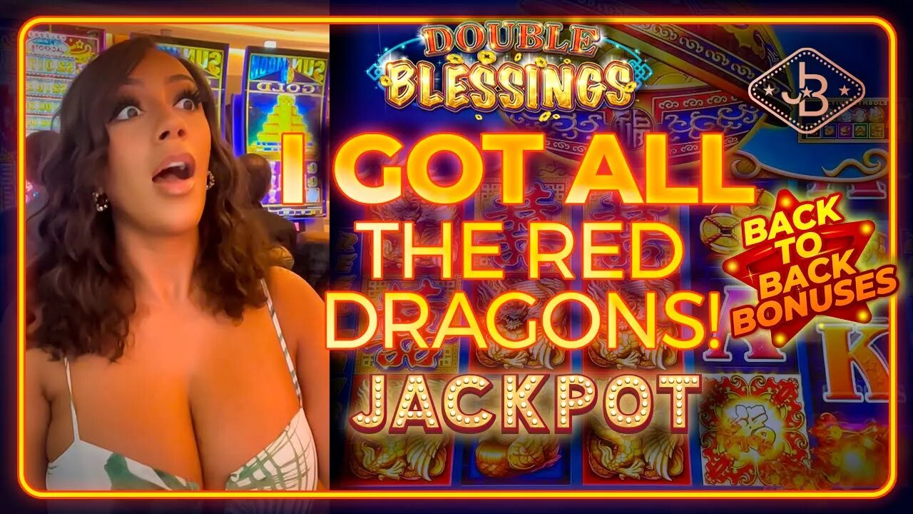 Double Blessings Slot Machine with Back to Back Bonus Games - Jackpot!