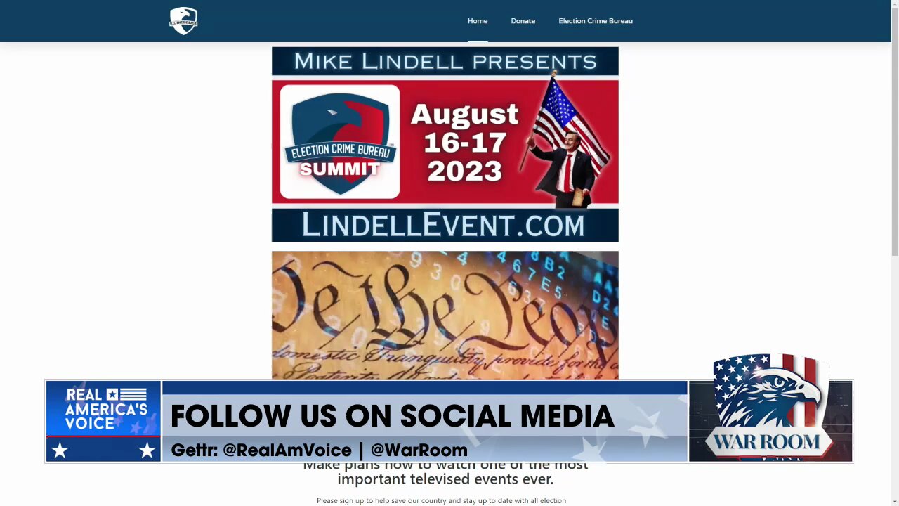 Mike Lindell: The Election Crime Bureau Summit