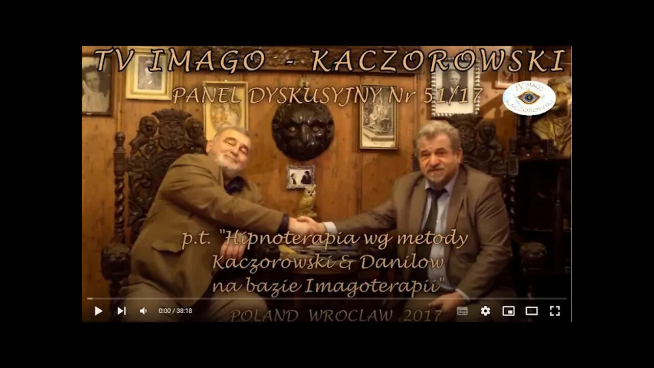 HIPNOTERAPIA METODY TERAPEUTYCZNE, POCZUCIE SWOJEJ WARTOŚCI NA BAZIE IMAGOTERAPII 2017 ©TV IMAGO