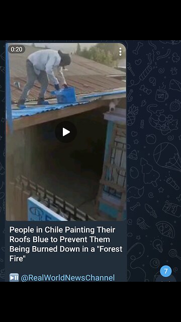 News Shorts: Chile Paints Rooves Blue