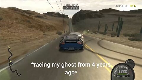 Racing my ghost from 4 year ago