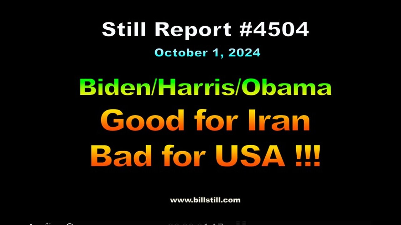 Biden, Harris, Obama, Good for Iran, Bad for USA, 4504