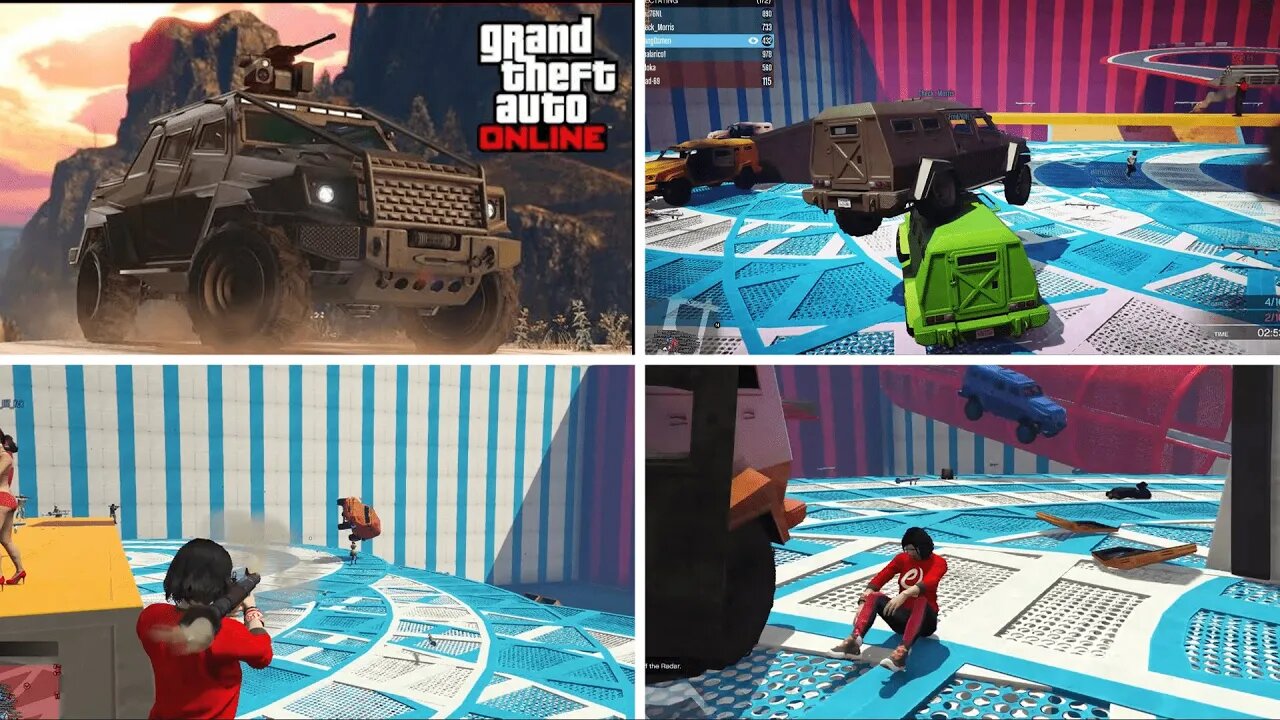 Grand Theft Auto 5 I GTA 5 online Gameplay (RPG VS Insurgent Cars) Interesting Game 🔥🔥