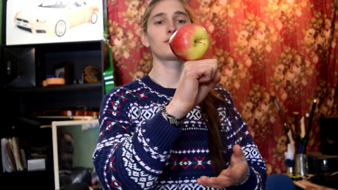 Catching an Apple on a Fist