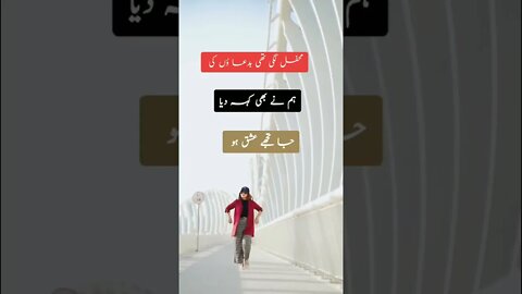 urdu sad poetry#shorts #status