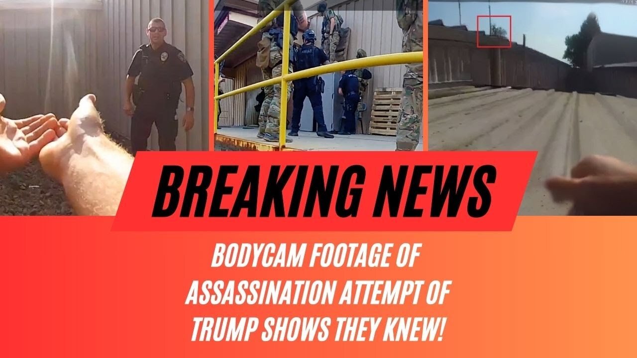 Bodycam footage shows Trumps shooter! Plus stock market crash updates, presidential polls and more!