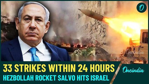 Hezbollah's Rocket Storm Forces Millions of Israelis into Bomb Shelters | 33 Strikes Trigger Panic