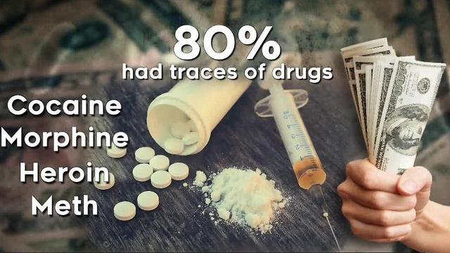 Dirty Money? Most cash found to have traces of heroin, meth