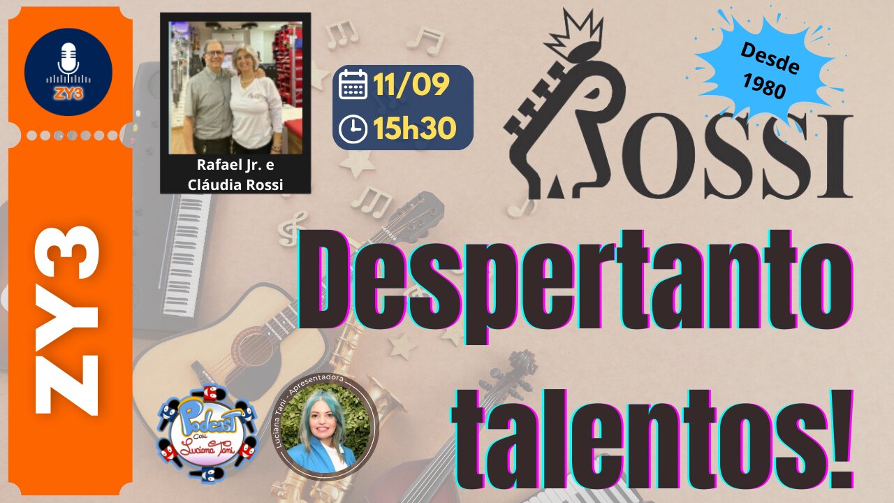 Despertando Talentos com a Rossi │Rafael Jr. e Cláudia Rossi