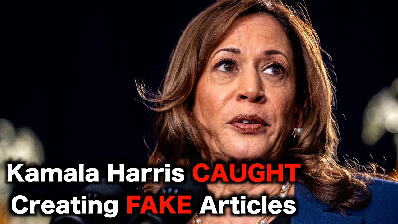 Kamala Harris Campaign CAUGHT Making FAKE News