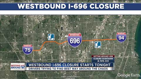 Everything you need to know about the WB I-696 closure in Macomb Co.