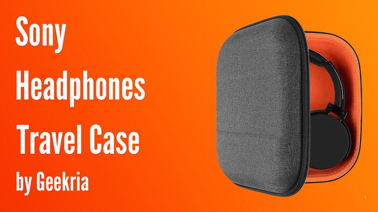 Sony Over-Ear Headphones Travel Case, Hard Shell Headset Carrying Case | Geekria