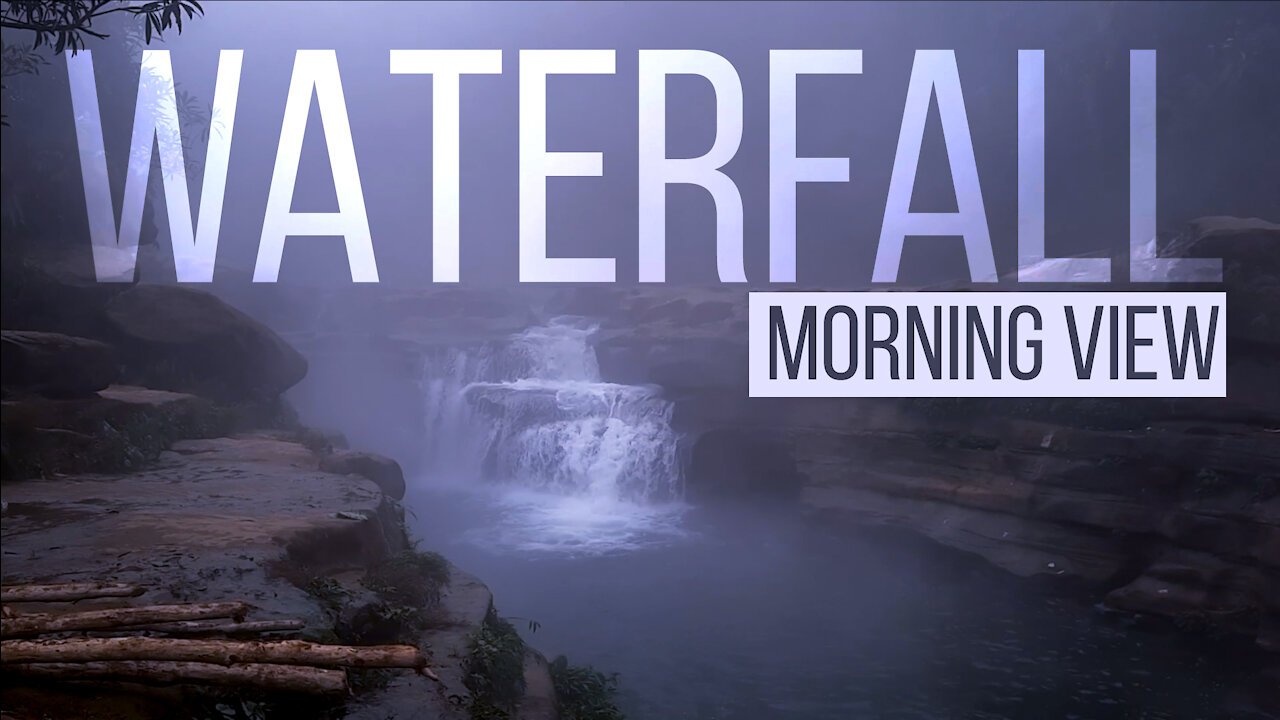 Beautiful Waterfall at Morning | Nafakhum Waterfalls at 6 AM during winter