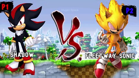 Shadow & Sonic VS Fleetway Sonic & Hyper Sonic I Sonic Mugen