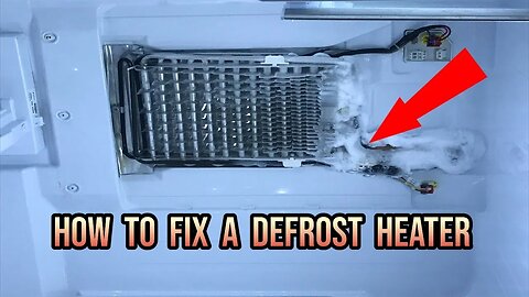 How to replace Samsung refrigerator defrost heater - part # DA47-00244U, or part # DA4700247C and...