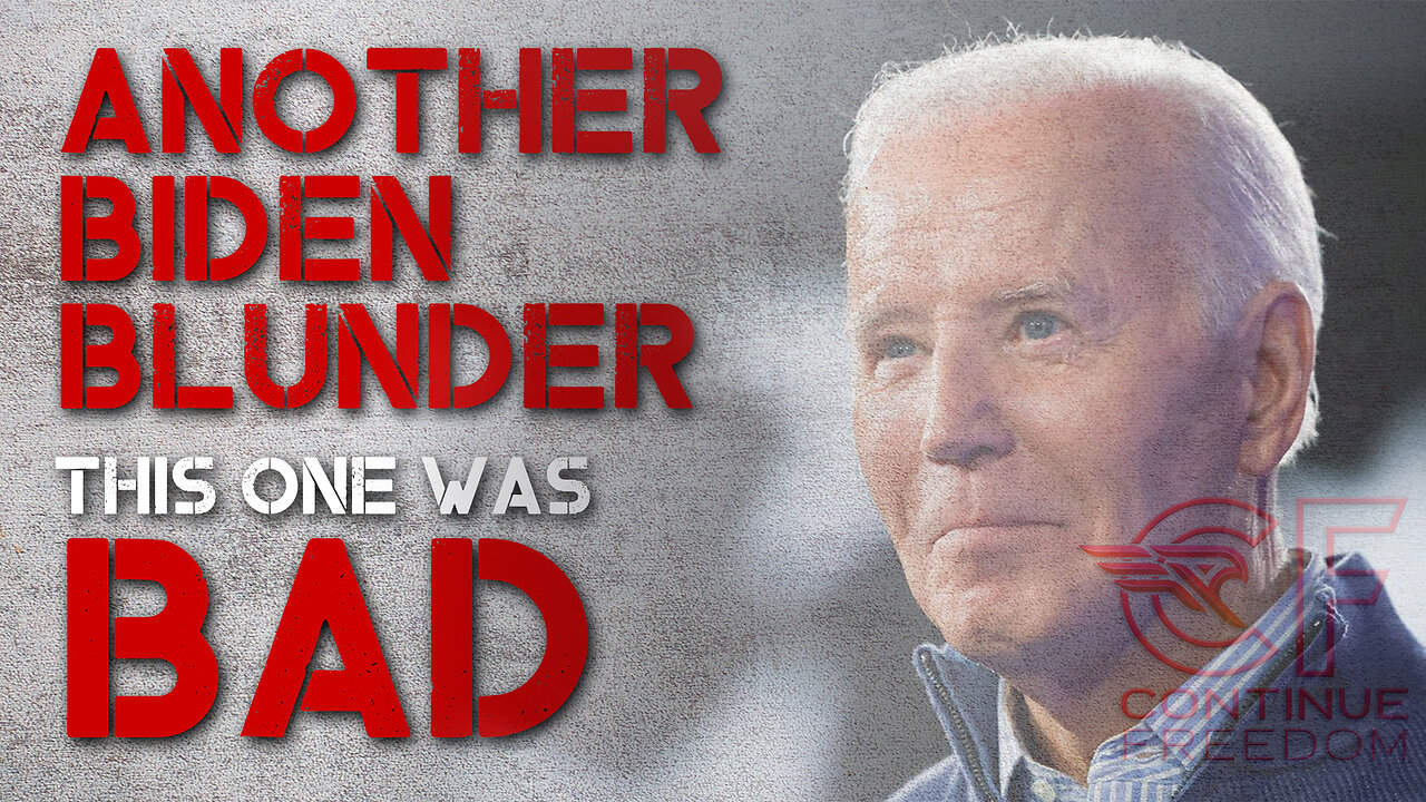 Another Biden Blunder: He apologizes to the wrong person