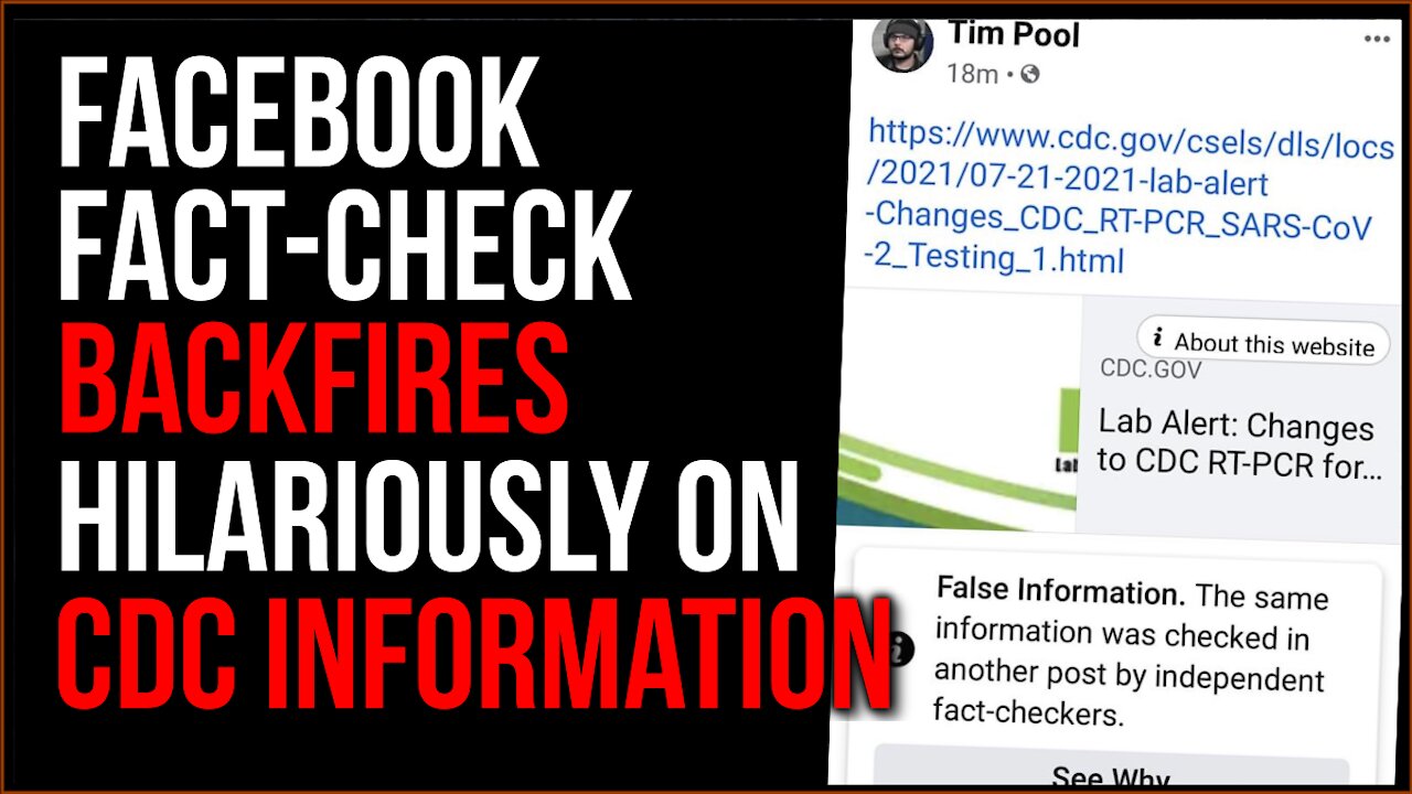 Facebook Fact-Checking Calls CDC Fake News, Backfires In HILARIOUS Blunder